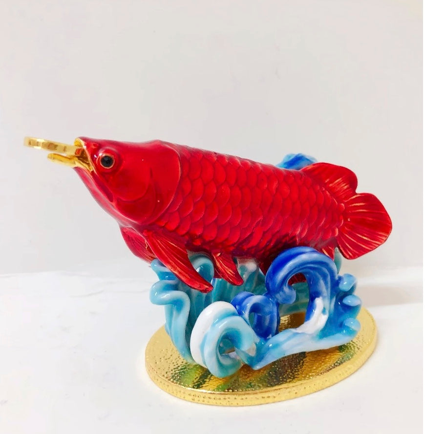 Fengshui Red Arowana for Great Wealth and Prosperity